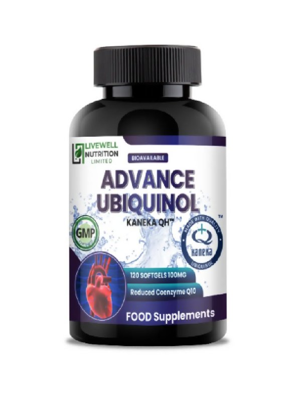 Ubiquinol – Kaneka QH® With Liposoma Liposomal Vitamin C, Pure Encapsulation 100mg High Potency (120 Softgels) 100% Natural Fermented Bio-Identical Reduced COQ10 - Ubiquinol - British D'sire