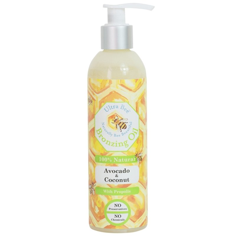Ultra Bee Health 100% Natural Tanning Oil - Avocado & Coconut 250ml - Body Care - British D'sire