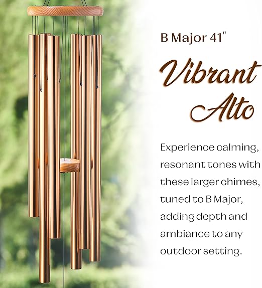 UpBlend Outdoors Wind Chimes for People who Like Their Neighbors | Amazing Addition to a Patio, Porch, Garden, or Backyard - handmade home decor - British D'sire