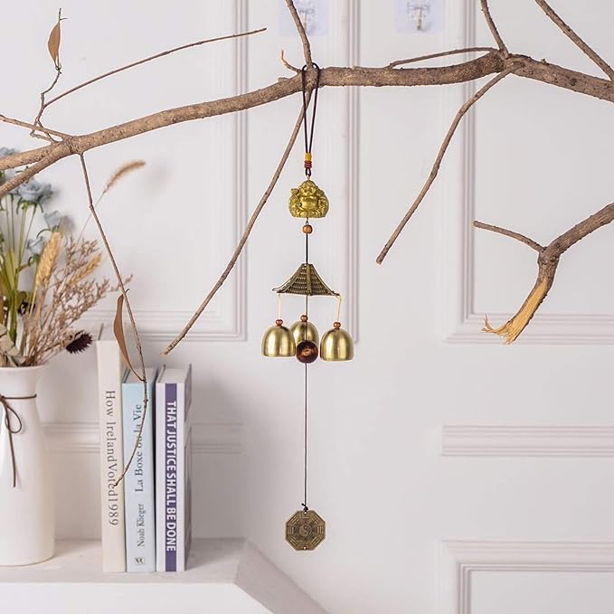 Wind Chimes for Garden Decorations, Chinese Lucky Metal Bell Wind Chimes Garden Ornaments Outdoor Clearance - British D'sire