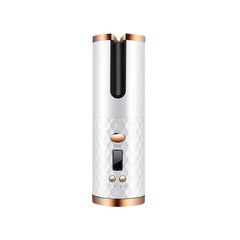 Wireless Hair Curler Automatic Curling Iron USB Rechargeable Timer LCD Digital Hair Styling Tools - Hair Care & Styling - British D'sire