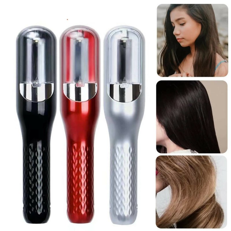 Wireless Hair Split Ends Trimmer USB Charging Hair Cutter Smooth End Cutting Clipper(Black) - Charging Hair Cutter - British D'sire