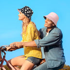 Women Bucket Hats Reversible Sun Hat Print Summer Fisherman Hat Cotton Travel Beach Bucket Hats for Teens - Womens Headwear - British D'sire