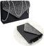 Women Diamante Envelope Clutch Bag Evening Handbag Purse Wedding, Bridal, Prom, Party Shoulder Bags - Women's Totes & Shoulder Bags - British D'sire