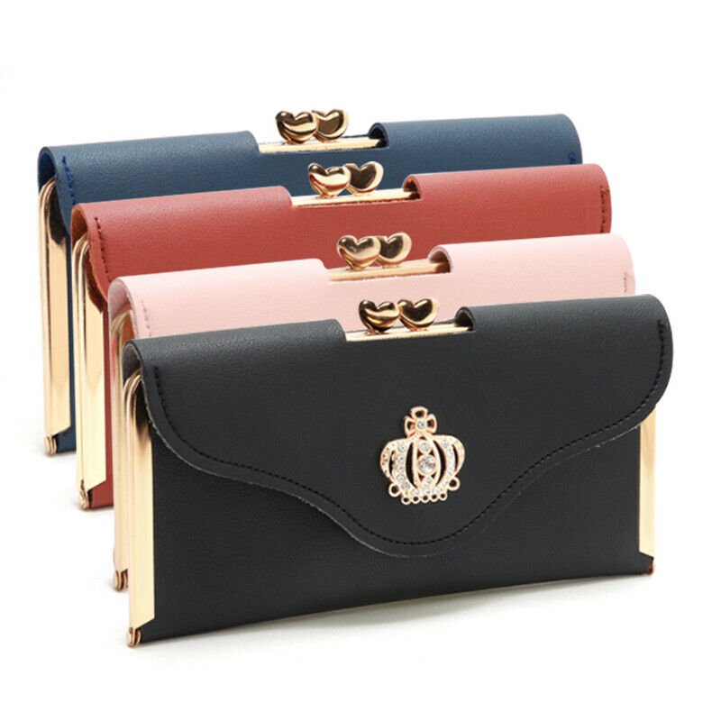 Women Short Small Money Purse Wallet Ladies PU Leather Folding Coin Card Holder - Women's bags and pouches - British D'sire Main image