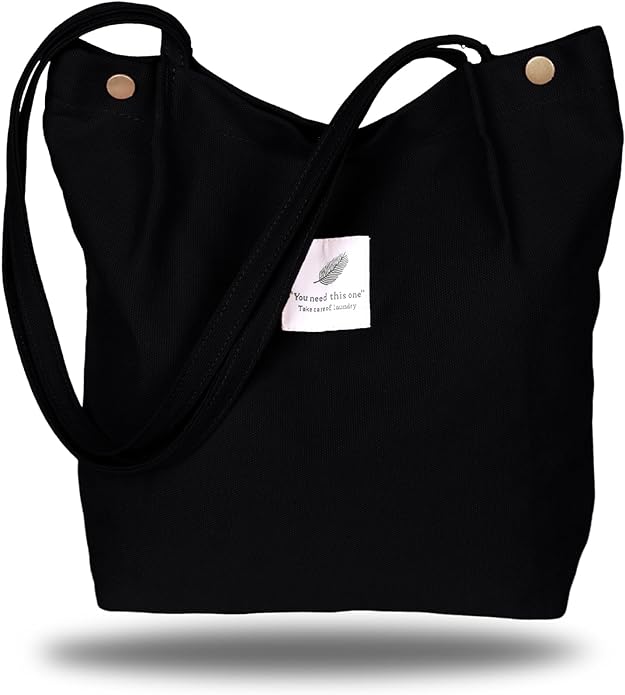 Women's Canvas Handbag Large Capacity Shoulder Bag Women's Tote Bag Big Capacity Casual Handbags Canvas Handbags Hobo Bag Tote Bag with Zip Shopping Bag for Work School Travel Daily Use Women Girl - British D'sire Main image