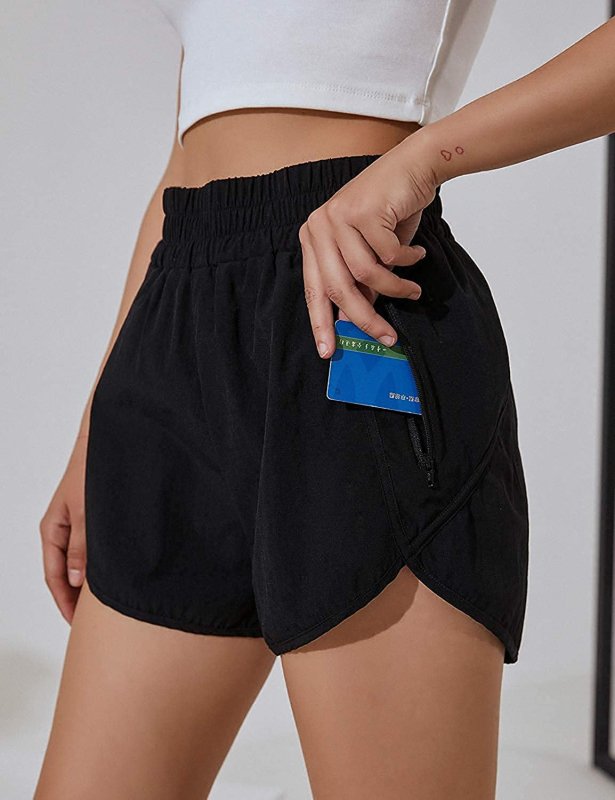 High waisted deals shorts running