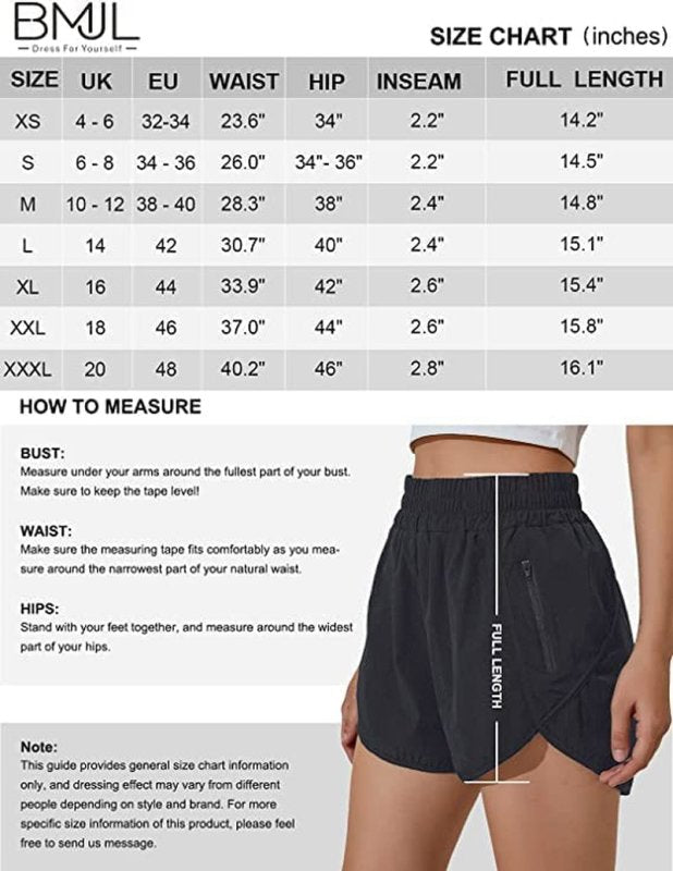 Women S Running Shorts Elastic High Waisted Shorts Pocket Sporty