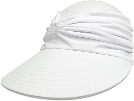 YAMEE Sun Hats for Women Wide Brim Visor UV Protection Summer Beach Hat for Women Foldable Golf Hats - Womens Headwear - British D'sire