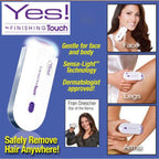 Yes Finishing Touch Women Induction Rechargeable Epilator Laser Hair Removal Apparatus Defeatherer, UK Plug - Laser Hair Removal - British D'sire