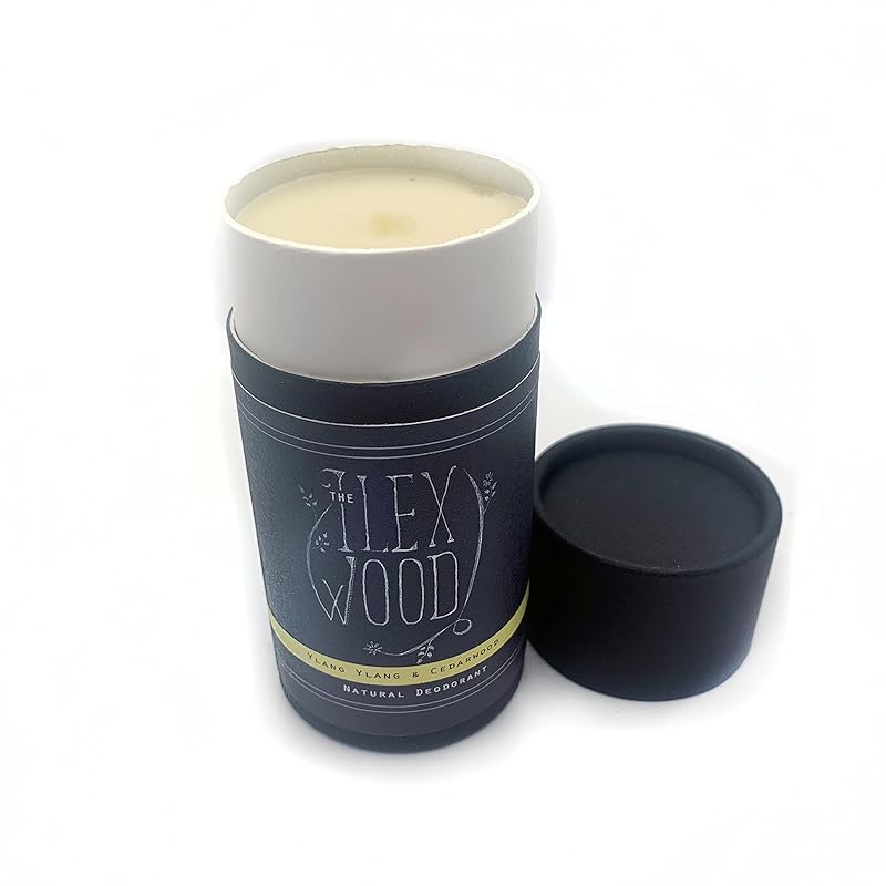 Ylang Ylang & Cedarwood Natural Deodorant - 70ml. Natural Deodorant Stick, Vegan, Plastic Free, Eco Friendly, Cruelty Free for Women & Men, Hand crafted and free from Toxins and Aluminium. - British D'sire