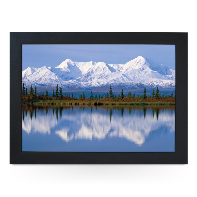Yoosh Alaska Mountains Reflected In Lake Lap Tray - Kitchen Tools & Gadgets - British D'sire