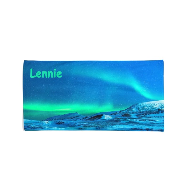 Yoosh Aurora Borealis - Beach Towel - Bathroom Linens - British D'sire