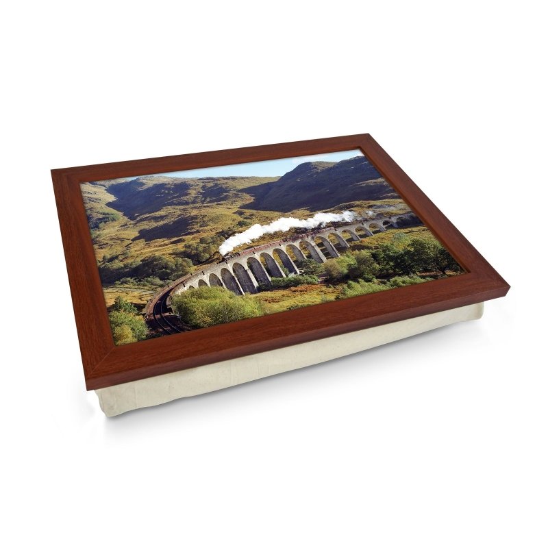Yoosh B1 Crosses Glenfinnan Viaduct Train Lap Tray - Kitchen Tools & Gadgets - British D'sire Main image