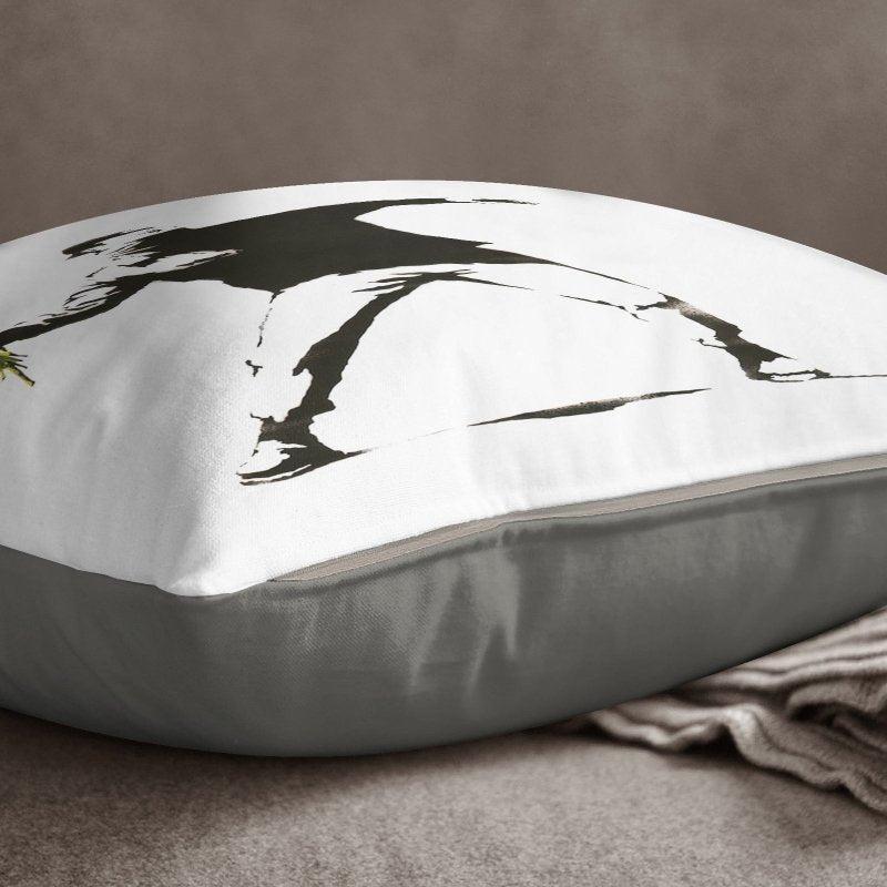 Yoosh Banksy Bouquet Grenade - 40 x 40 cm Cushion - Cushions & Covers - British D'sire
