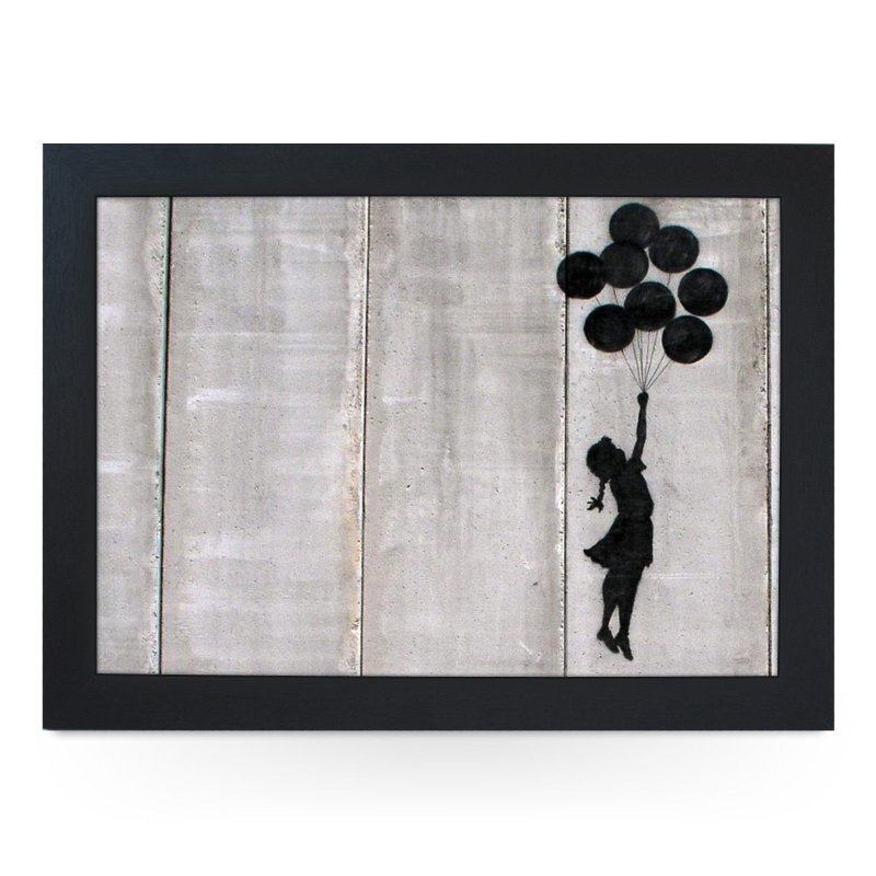 Yoosh Banksy Flying Balloon Girl Lap Tray - Kitchen Tools & Gadgets - British D'sire