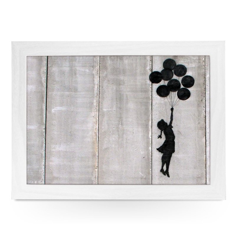 Yoosh Banksy Flying Balloon Girl Lap Tray - Kitchen Tools & Gadgets - British D'sire