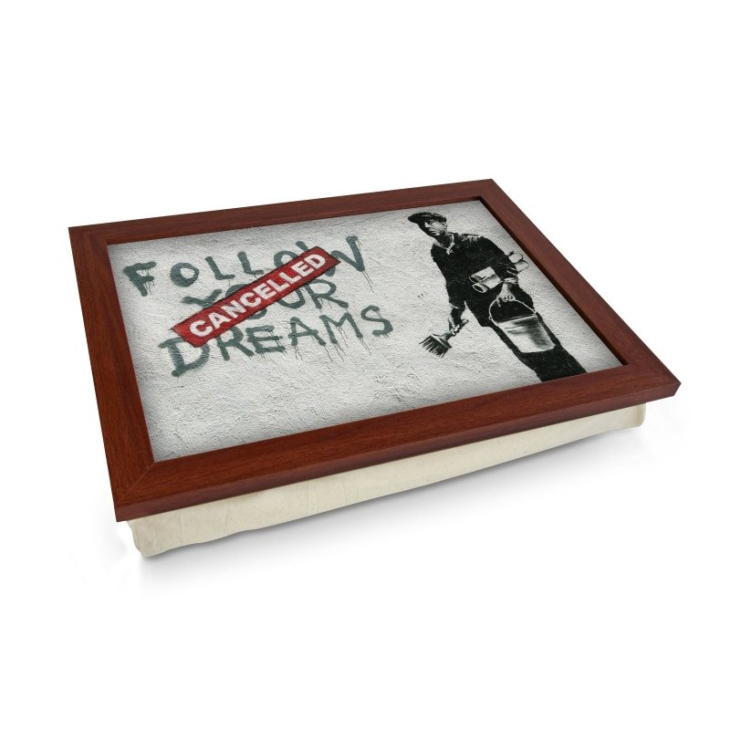 Yoosh Banksy Follow Your Dreams (Cancelled) Lap Tray - Kitchen Tools & Gadgets - British D'sire