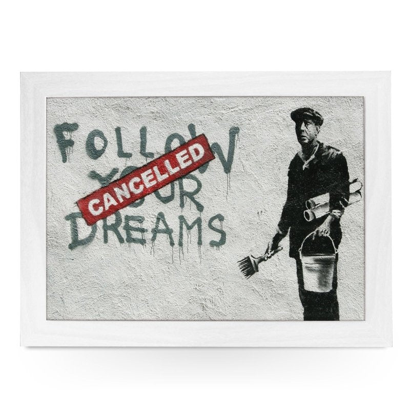 Yoosh Banksy Follow Your Dreams (Cancelled) Lap Tray - Kitchen Tools & Gadgets - British D'sire