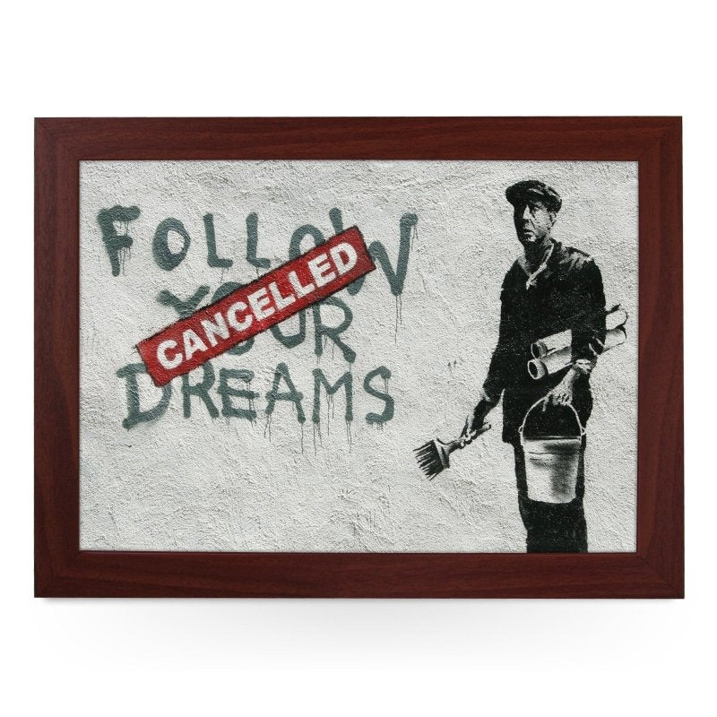 Yoosh Banksy Follow Your Dreams (Cancelled) Lap Tray - Kitchen Tools & Gadgets - British D'sire