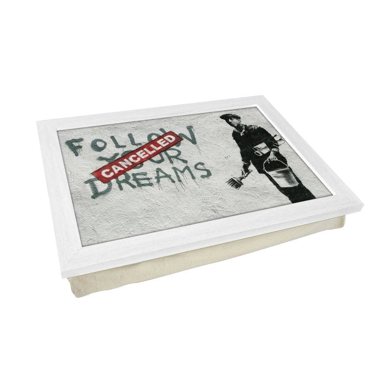 Yoosh Banksy Follow Your Dreams (Cancelled) Lap Tray - Kitchen Tools & Gadgets - British D'sire