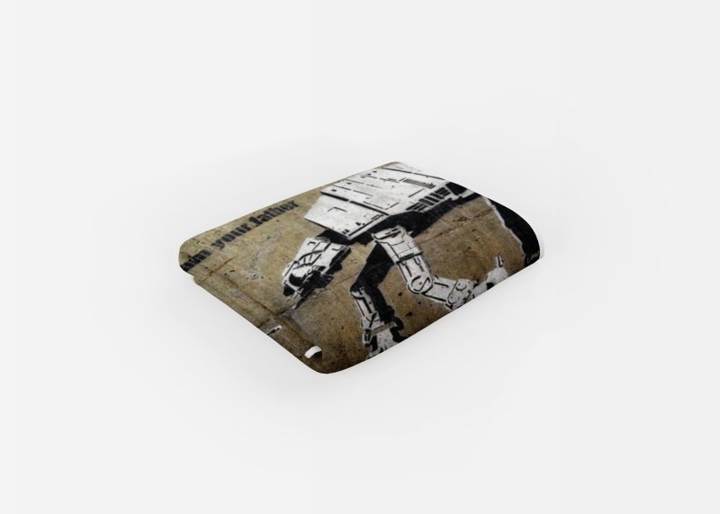 Yoosh Banksy I Am Your Father - Beach Towel - Bathroom Linens - British D'sire