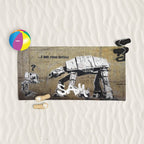 Yoosh Banksy I Am Your Father - Beach Towel - Bathroom Linens - British D'sire