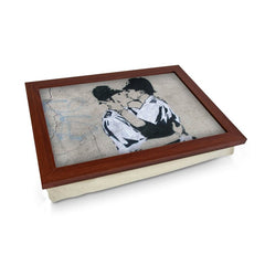 Yoosh Banksy Kissing Coppers Lap Tray - Kitchen Tools & Gadgets - British D'sire