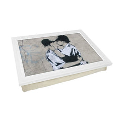 Yoosh Banksy Kissing Coppers Lap Tray - Kitchen Tools & Gadgets - British D'sire