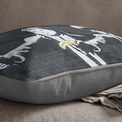 Yoosh Banksy Pulp Fiction - 40 x 40 cm Cushion - Cushions & Covers - British D'sire