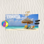 Yoosh Beach Shade - Beach Towel - Bathroom Linens - British D'sire