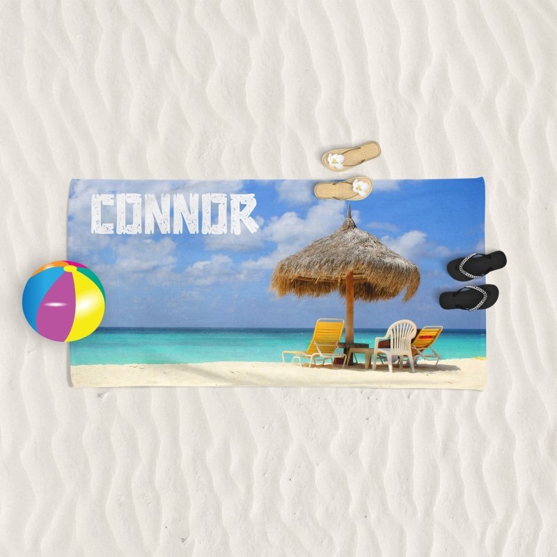 Yoosh Beach Shade - Beach Towel - Bathroom Linens - British D'sire