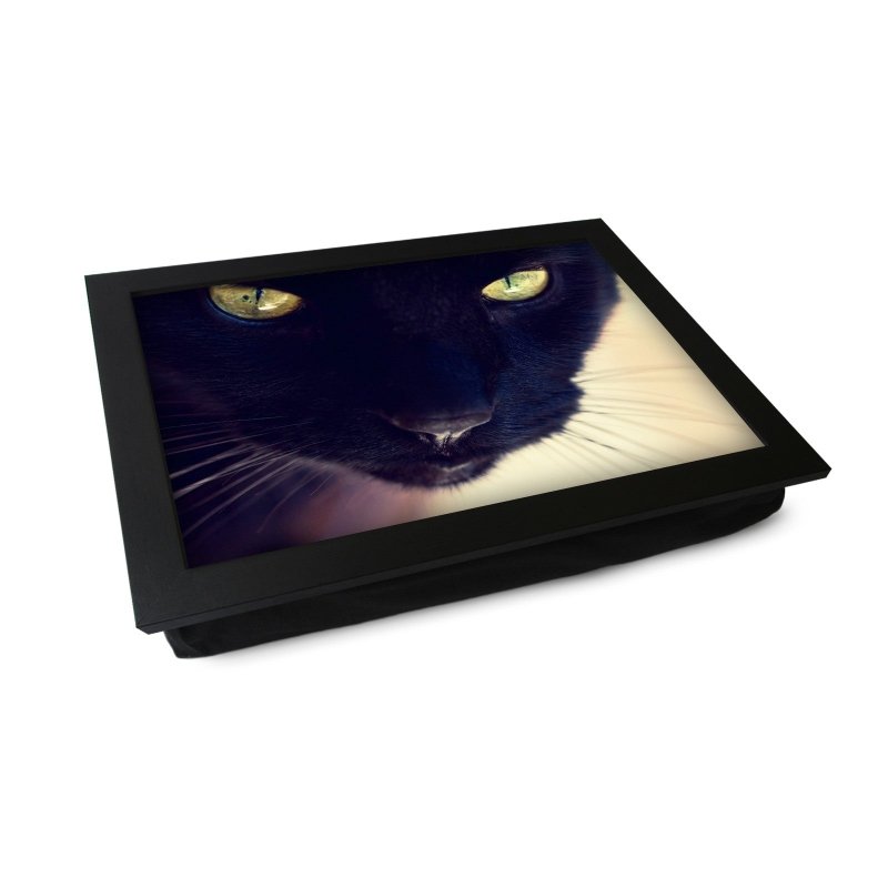 Yoosh Black Cat Lap Tray - Kitchen Tools & Gadgets - British D'sire