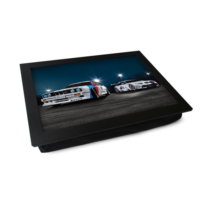 Yoosh BMW Classic Vs Modern Race Cars Lap Tray - Kitchen Tools & Gadgets - British D'sire
