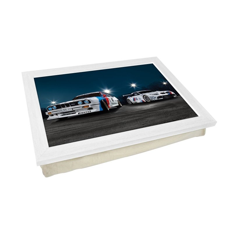 Yoosh BMW Classic Vs Modern Race Cars Lap Tray - Kitchen Tools & Gadgets - British D'sire