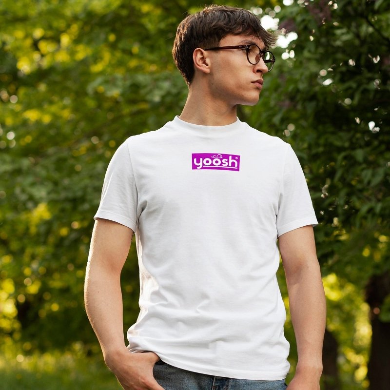 Yoosh Box Logo T-Shirt - Mens T-Shirts & Shirts - British D'sire