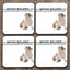 Yoosh British Bulldog x 4 Coasters - Kitchen Tools & Gadgets - British D'sire