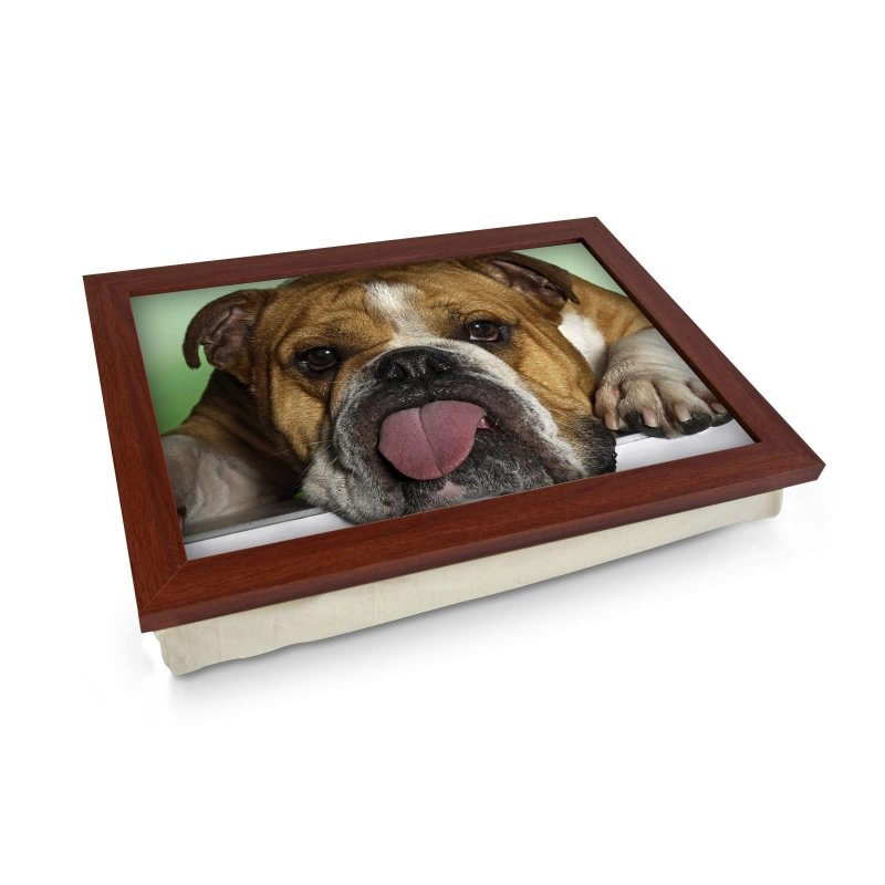 Yoosh Bulldog Sticking Tongue Out Lap Tray - Kitchen Tools & Gadgets - British D'sire Main image
