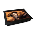 Yoosh Cat & Sleeping Great Dane Dog Lap Tray - L0401 - Kitchen Tools & Gadgets - British D'sire