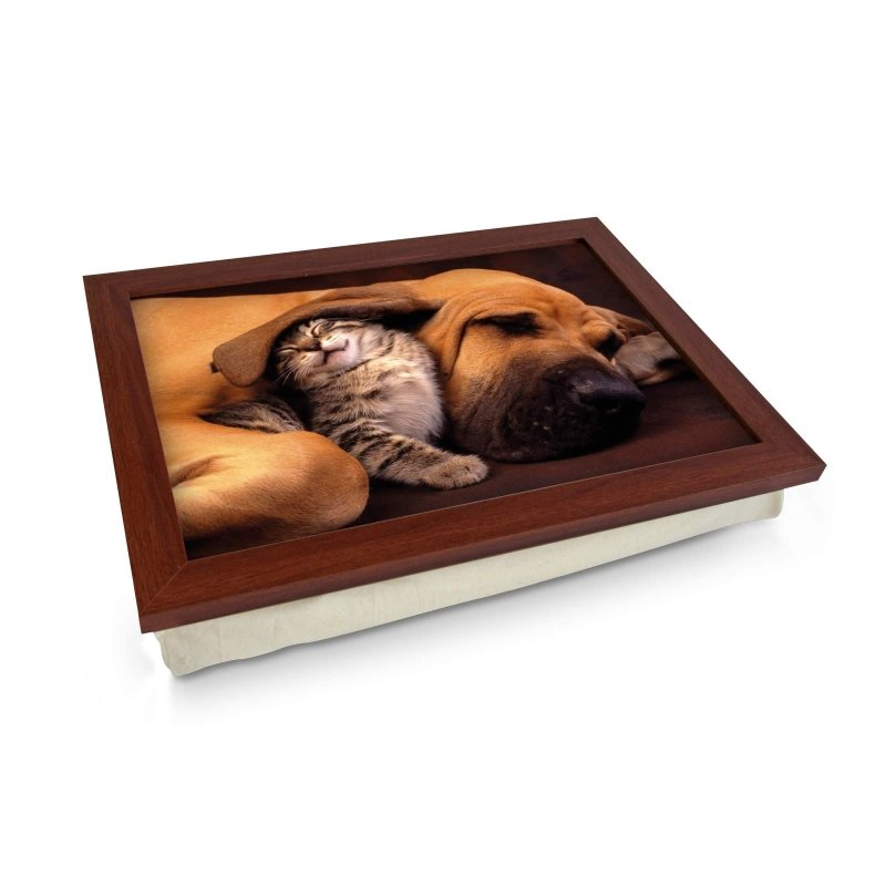 Yoosh Cat & Sleeping Great Dane Dog Lap Tray - L0401 - Kitchen Tools & Gadgets - British D'sire Main image