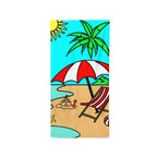 Yoosh Colouring Book Style - Beach Towel - Towels - British D'sire