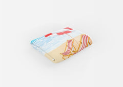 Yoosh Deckchairs By The Seaside - Beach Towel - Towels - British D'sire
