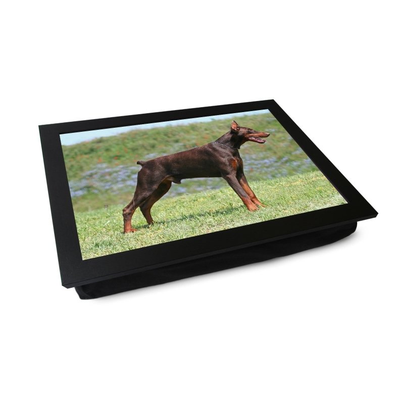 Yoosh Doberman Dog Lap Tray Secondary image