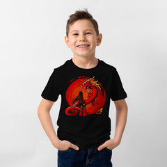 Yoosh Dragon Showdown #1 Kids T-Shirt - Mens T-Shirts & Shirts - British D'sire