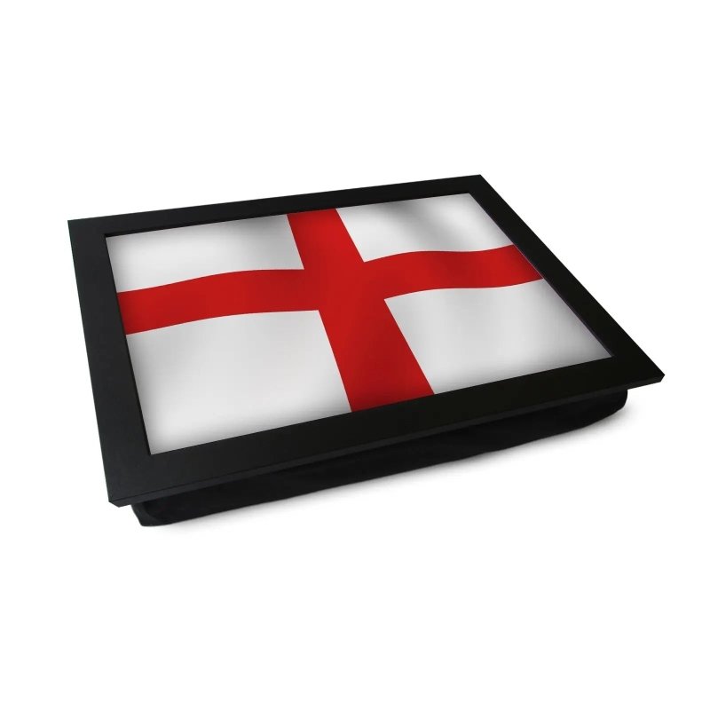 Yoosh England Flag Wavy Lap Tray - L0229 - Kitchen Tools & Gadgets - British D'sire Main image