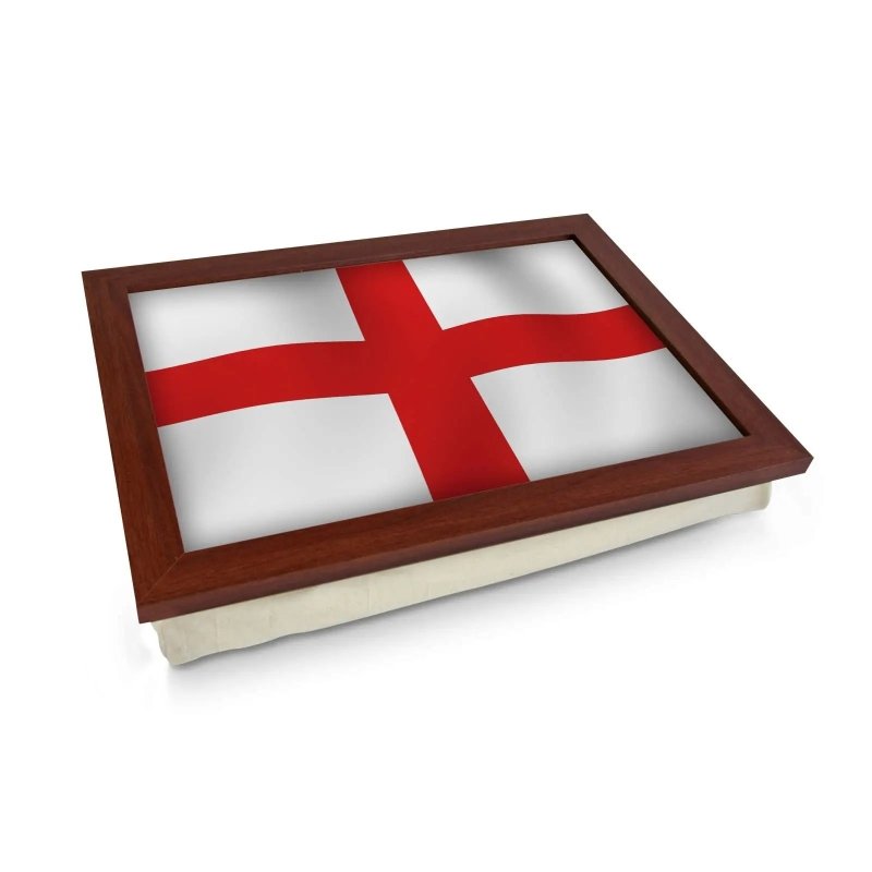 Yoosh England Flag Wavy Lap Tray - L0229 - Kitchen Tools & Gadgets - British D'sire Main image