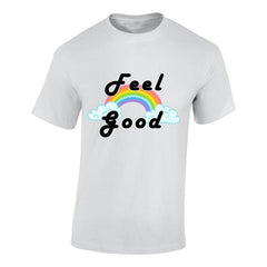 Yoosh Feel Good Rainbow T-Shirt - Mens T-Shirts & Shirts - British D'sire