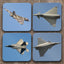 Yoosh Fighter Jets x 4 Coasters - Kitchen Tools & Gadgets - British D'sire