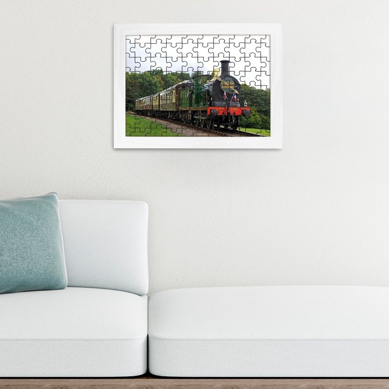Yoosh Golden Arrow Train Jigsaw Puzzle with Frame (180pcs) - Housings & Frames - British D'sire