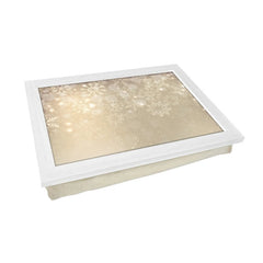 Yoosh Golden Sparkly Snowflakes Lap Tray - L0568 - Kitchen Tools & Gadgets - British D'sire